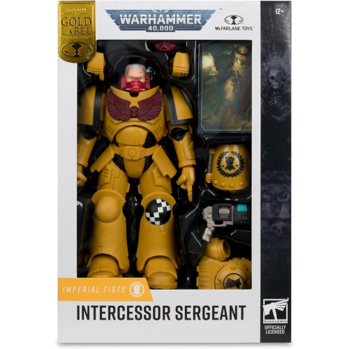 WARHAMMER  40000 7 Inch Action Figure Wave 11 Exclusive - Intercessor Sergeant Label In Gold
