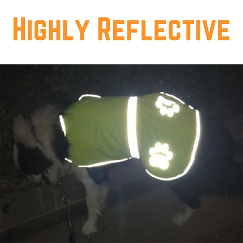 Reflective Dog Safety Vest – High Visibility Adjustable Jacket with Strips for Large Dogs – Ideal for Hunting, Night Walks & Outdoor Use