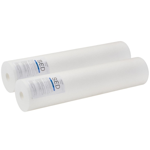 VEVOR 4.5" x 20" Whole House Water Filter Replacement Cartridge, Polypropylene Sediment Filter for 3-Stage Whole Home Water Filtration System, Reduce