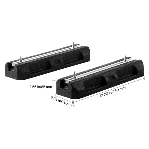 VEVOR Floor Mounting Base Kit for Mini Split Air Conditioning Systems, Ground Base Pad for 9000-36000BTU AC Heat Pump, Heavy-Duty Rubber