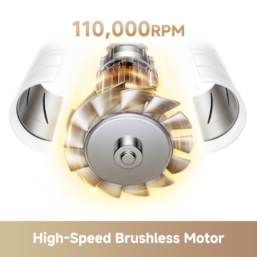 Sèche-cheveux Mova Turbo, séchoir-souffleur à moteur haute vitesse 110000 tr/min Negative Care pour séchage rapide, sèche-cheveux 58 dB à