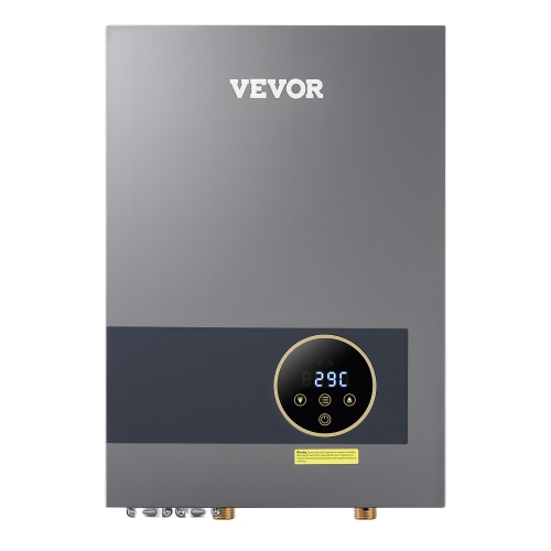 VEVOR  36Kw Tankless Electric Water Heater, Instant Hot Water Heater Under Sink, On Demand for Bathroom, Kitchen, Office \w Lcd Touch Screen, Child