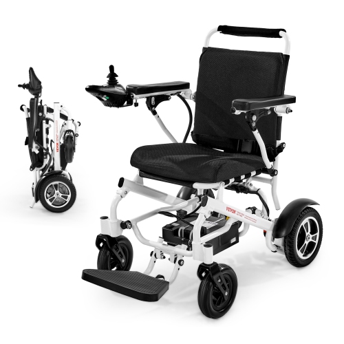 Fauteuil roulant électrique à capacité VEVOR 300&nbsp;lb pour adultes, fauteuil roulant motorisé pliable et léger, longue portée de 13&nbsp;km,