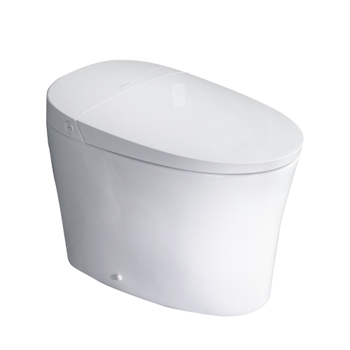 WOODBRIDGE Elongated Smart Bidet Toilet 1.28 GPF in White with Auto Open/Close,Fragrance System,UV-Sterilized Nozzle,Multi-Function Wash&Warm Air Dry