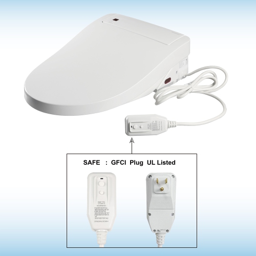 Siège de toilette intelligent WOODBRIDGE Advanced Bidet, blanc