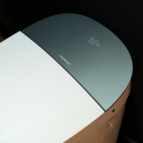 WOODBRIDGE Smart Bidet Toilet Auto Open & Close, Auto Flush, Foot Sensor, Cleaning Foam Dispenser, Heated Seat and ADA Chair Height Design