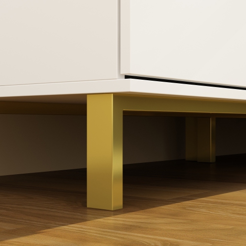 Famapy – Tables de chevet standard à 3 tiroirs, construction robuste, rangement profond et conception élégante pour espaces contemporains,, blanc