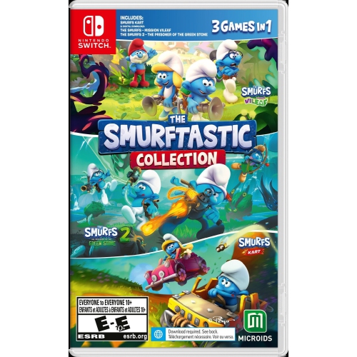 MICROIDS  The Smurftastic Collection (3-In-1) for Nintendo Switch [Videogames] I love that there are 3 games in one