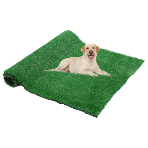 FAMAPY  9.8-Feet X 6.6-Feet Artificial Grass Turf, Low-Maintenance, Uv-Protected, Natural-Looking Turf for Indoor & Outdoor Spaces \w Anti-Skid