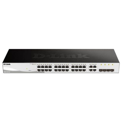 Remis à neuf – Commutateur intelligent Gigabit PoE à 28 ports DGS-1210-28P de D-Link | 4 fentes SFP | Routage statique L2+
