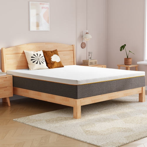 Matelas de base en mousse à mémoire Cool Airflow 8 po de Twolike, sans fibre de verre, toucher moyen, mousse à mémoire Cool Airflow, matelas