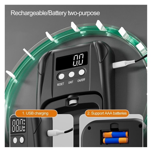 Trigger Pull Gauge, Fitness Grip Strength Tester Electronic Grip Dynamometer 265Lbs/120Kg Digital Hand Dynamometer Intelligent Grip Strength