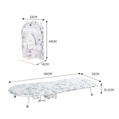 Folding Ironing Board, Folding Ironing Board, Foldable Table Legs for Space Saving, Compact Ironing Board with Table Stand leaves
