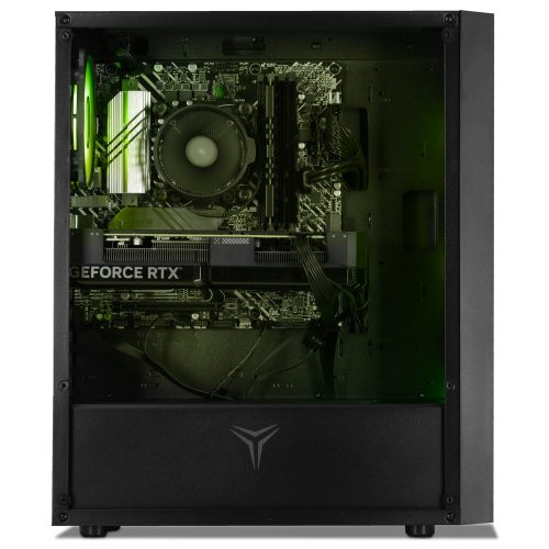 YEYIAN Gaming PC Desktop Ryzen 5 8400F, RTX 5050, 16G DDR5 5600MHz RAM, 1TB SSD, Prebuilt Tower Computer