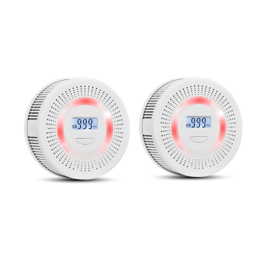 2-in-1 Smoke and Carbon Monoxide Alarm | 90dB Audible and Visual Alarm | Battery-Powered Smoke Alarm | Smoke Alarm | Carbon Monoxide Alarm | A safety