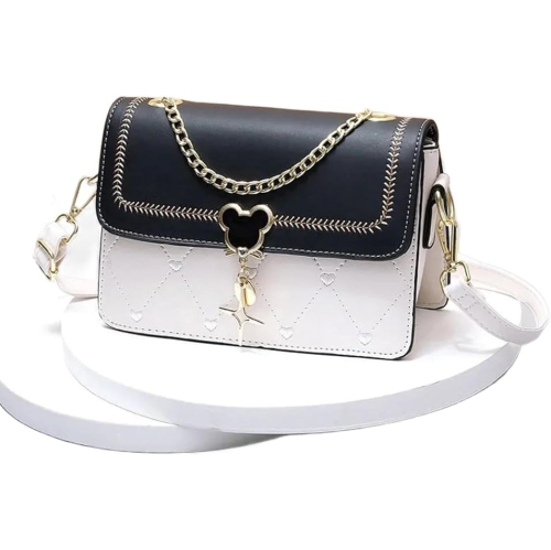 Sacoche à poignée sur le dessus et cœur brodé pour femme Sacs à main griffés petits sacs à bandoulière