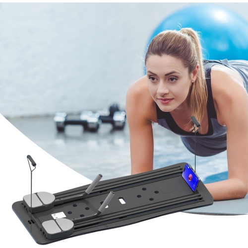 Planche de renouvellement Pilates, équipement d'exercice du tronc, rouleau pliable multifonction, équipement d'exercice abdominal pour la maison