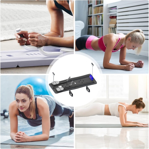 Planche de renouvellement Pilates, équipement d'exercice du tronc, rouleau pliable multifonction, équipement d'exercice abdominal pour la maison