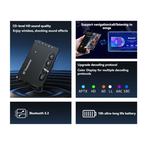 Récepteur et émetteur Bluetooth, adaptateur Bluetooth vers adaptateur audio pour l'auto