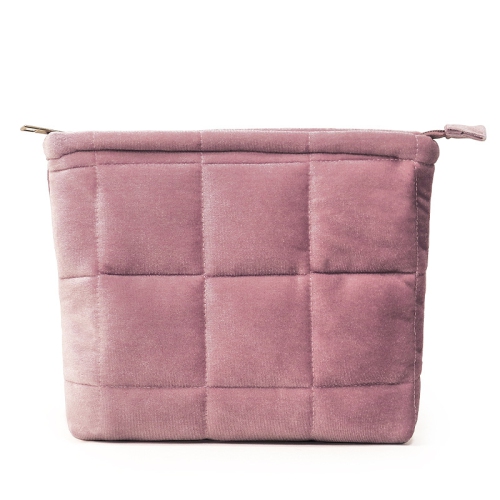 GREEN SCENIC  Cosmetic Bag, Portable Large-Capacity Quilted Storage Bag, Travel Toiletry Bag - In Pink