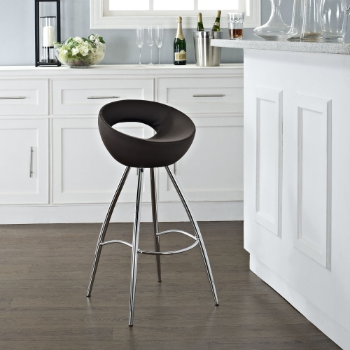 Modway Persist Bar Stool in Brown
