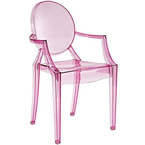 Modway Casper Dining Armchair in Pink