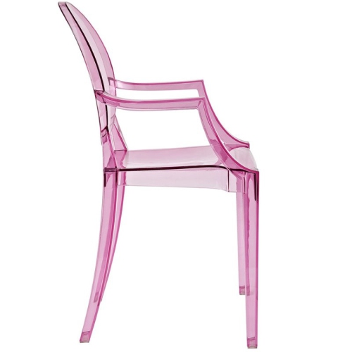 Modway Casper Dining Armchair in Pink