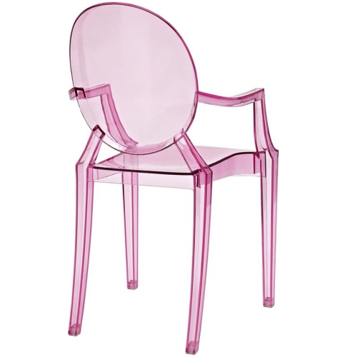 Modway Casper Dining Armchair in Pink