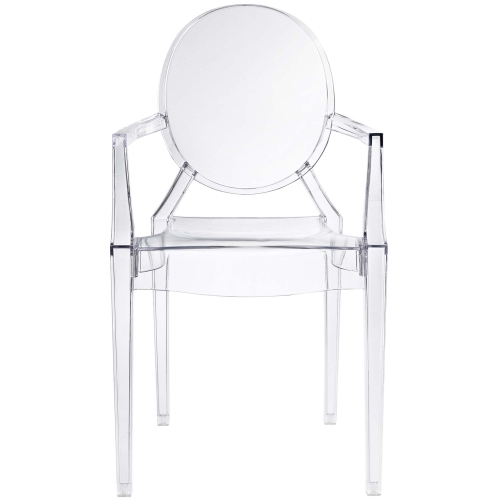 Modway Casper Dining Armchair in Clear