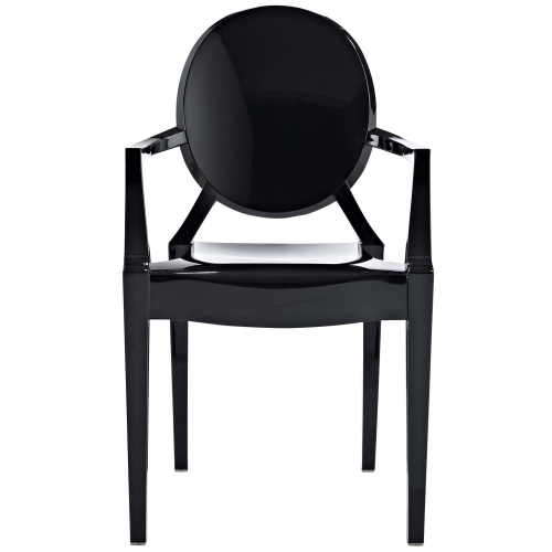 Modway Casper Dining Armchair in Black