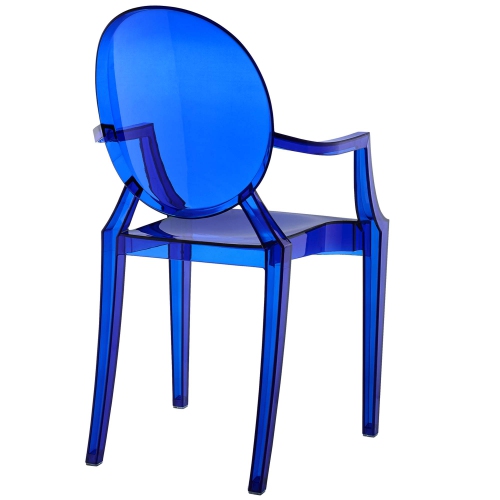 Modway Casper Dining Armchair in Blue