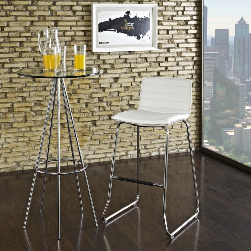 Tabouret de bar Modway Dive blanc