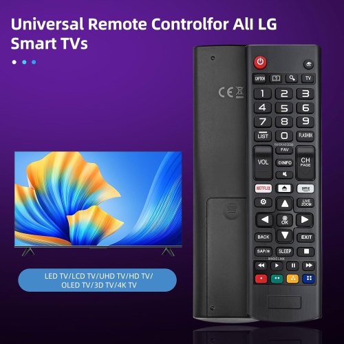 JNGKE Universal Remote Control for LG-Smart-TV with Netflix Button LG Replacement Remote -1pic