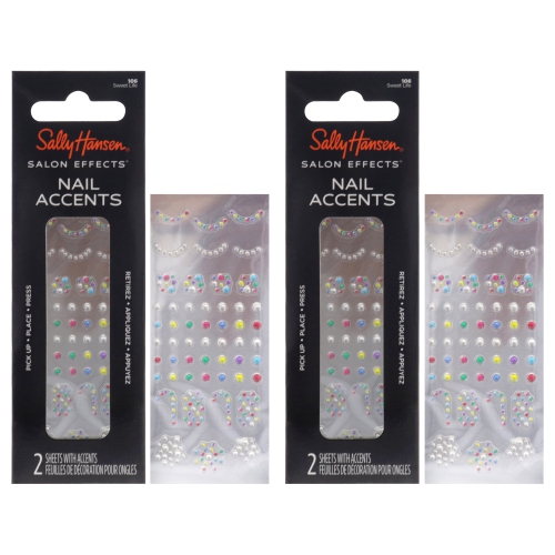 SALLY HANSEN  Salon Effects Nail Accents - 106 Sweet Life By for Women - 40 PC Sticker Love love love!