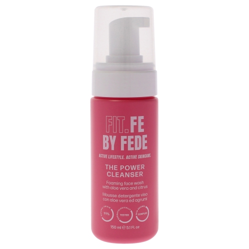 FIT.FE BY FEDE  The Power Cleanser Foaming Face Wash By for Women - 5.1 OZ Cleanser
