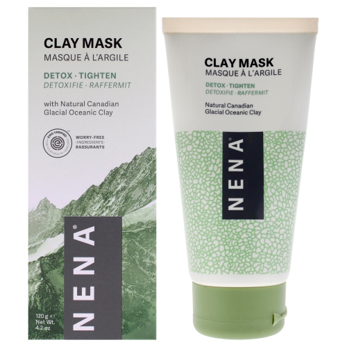 Clay Mask by NENA Skincare for Women - 4.2 oz Mask