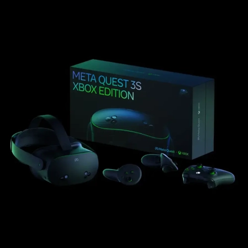 Meta - Quest 3S Xbox Edition 128GB - Limited-Edition Hardware & 3 Months of Xbox Game Pass Ultimate Included - Carbon Black