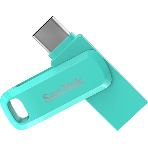 SanDisk 128GB Ultra Dual Drive Go USB Type-C Flash Drive, Mint Green - SDDDC3-128G-G46G
