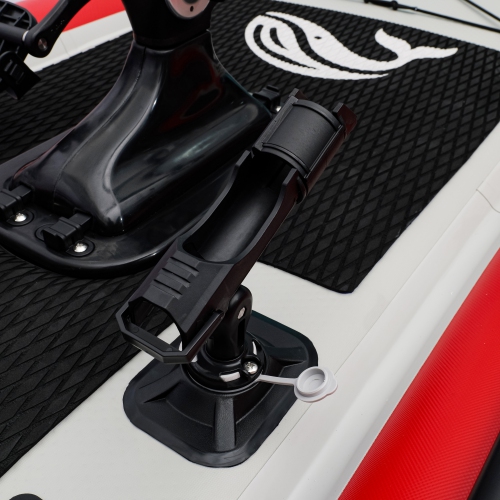 Nautiqua | ARUBA | Deluxe Pédale de Pêche Kayak | 1 Personne | Rouge