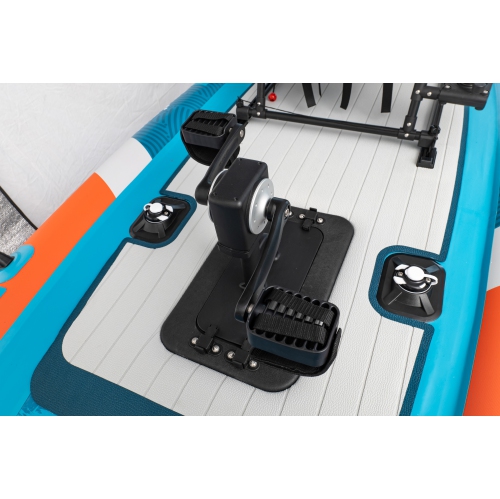 Nautiqua | ARUBA | Deluxe Pédale de Pêche Kayak | 1 Personne | Bleu