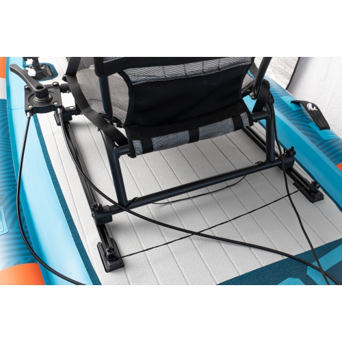 Nautiqua | ARUBA | Deluxe Pédale de Pêche Kayak | 1 Personne | Bleu