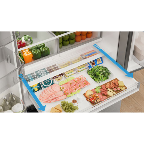 Midea 33" 22.6 Cu. Ft. French Door Refrigerator with Ice Dispenser (MRF23I7AST) - Stainless Steel