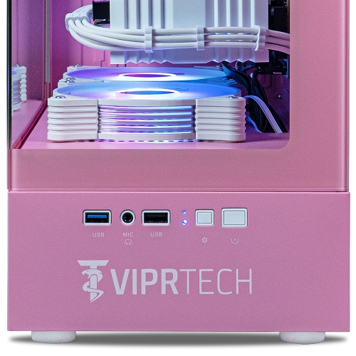 Ordinateur de jeu Stryker 1,0 de ViprTech - Ryzen 7 d'AMD, AMD RX 580 8 Go, 32 Go DDR4 3200, 1 To NVMe SSD, Wi-Fi BT, Windows 11 Pro,