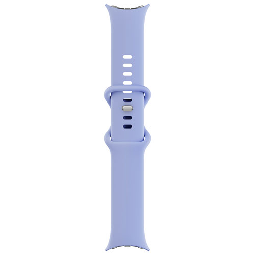 Google Pixel Watch 4 41mm Polished Silver Aluminum Case with Iris Active Band