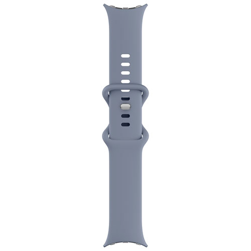 Montre Pixel Watch 4 45 mm de Google avec boîtier en aluminium pierre de lune satinée et bracelet sport pierre de lune