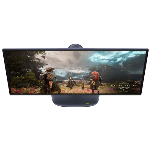 Moniteur de jeu DELO QD-OLED 240 Hz 0,03 ms gris à gris de 27 po d'Alienware - Noir