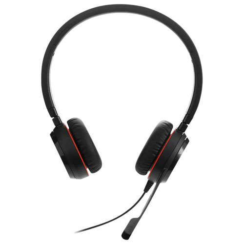 Casque d'écoute Evolve 30 II de Jabra avec microphone intégré - Noir