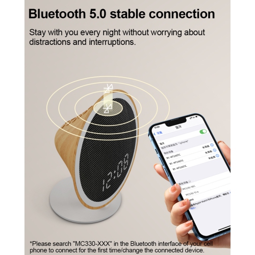 Machine portative de thérapie du sommeil 23 Machine à bruit blanc naturel ABS pour adultes Bureau Privacy Meditation