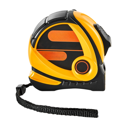 VEVOR  25 Ft Length Tape Measure, Measuring Tape \w Retractable, Imperial And Metric Ft/m Dual-Scale & Abs Case & Easy Read Steel Measurement Tool