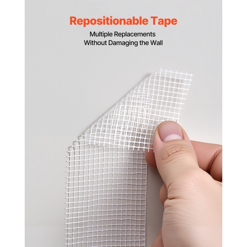 VEVOR 1.97 inch W x 147.64 ft L Drywall Mesh Tape, Self-Adhesive Fiberglass Drywall Joint Tape, 36 Rolls Dry Wall Patch for Easy Sheetrock Ceiling